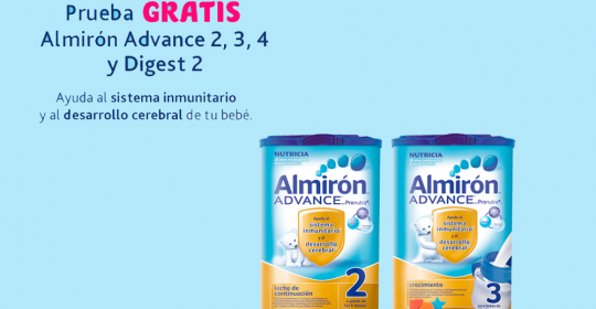 Promoción 2×1 en leches Almirón hasta el 30 de noviembre
