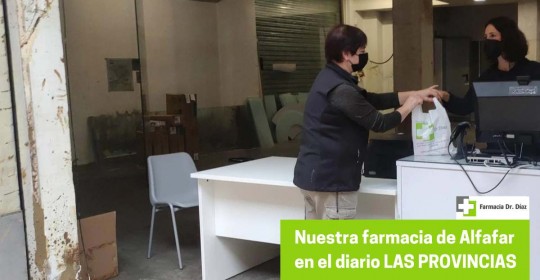 Nuestra farmacia de Alfafar, en LAS PROVINCIAS