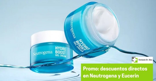 Descuentos directos en productos de Neutrogena y Eucerin
